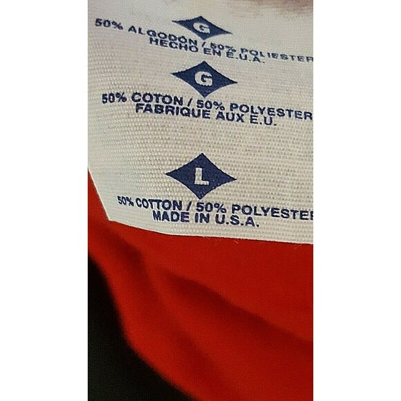 Vintage 90s Tigger Crew Neck Sweatshirt Large Christmas Big Logo Made In Usa Red - Picture 6 of 6